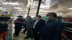 بازدید گشت‌های مشترک دستگاه‌های نظارتی از بازارهای بزرگ موادغذایی شهرستان گناوه و دیلم