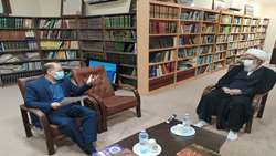 دیدار بازرس‌کل استان بوشهر با آیت‌الله صفایی بوشهر