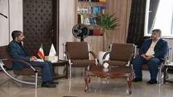 دیدار مدیر کل تامین اجتماعی زنجان با بازرس‌کل استان