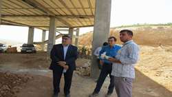 بازدید بازرس‌کل استان خراسان شمالی از مجتمع گردشگری در حال احداث بدرانلو و استخر ذخیره آب کشاورزی این روستا