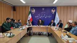 حضور بازرس کل استان قزوین در شورای اداری شهرستان آبیک
