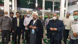 حضور بازرس کل استان خراسان جنوبی در جمع نمازگزاران مسجد شهداء بیرجند
