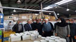 بازدید رئیس دفتر حمایت از تولید و سرمایه گذاری سازمان بازرسی از چند واحد تولیدی در خراسان رضوی
