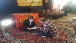 دیدار مردمی بازرس‌کل استان زنجان در مسجد فاطمه الزهرا (س) زنجان