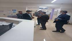 دیدار مردمی بازرس‌کل استان گلستان در مسجد امام علی (ع) شهرستان مراوه تپه/ بازدید از نیروگاه برق کوچک مقیاس، شرکت تعاونی گندم داران سیلوی آرد خوشه و بیمارستان علوی