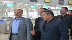 بازدید معاون سازمان بازرسی کل کشور از ترمینال سلام فرودگاه امام خمینی(ره)/ روند ارائه خدمات به زائرین اربعین بررسی شد