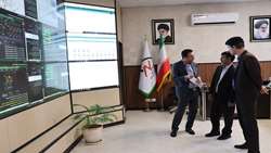 بازدید سرزده بازرس‌کل استان خراسان شمالی از مرکز دیسپاچینگ شرکت توزیع نیروی برق استان
