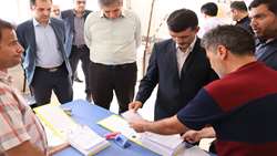 بازرسی سرزده بازرس کل استان خراسان شمالی از ادارات شهرستان جاجرم