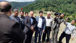 بازدید معاون اقتصادی سازمان بازرسی کل کشور از پروژه سد پلرود رودسر/ دستور به بازرسی‌کل استان گیلان در خصوص بررسی ترک فعل‌هاى احتمالی در احداث پروژه