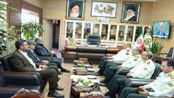 امضای تفاهم نامه همکاری بازرسی کل استان البرز با فرماندهی انتظامی استان