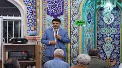 حضور بازرس کل استان خراسان شمالی در مسجد بقیه الله شهرک فرهنگیان شهر بجنورد 