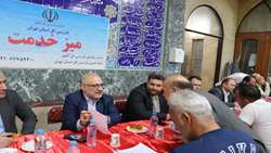 برپایی میز خدمت بازرسی کل استان تهران در مسجد جامع امیرالمؤمنین(ع) یافت آباد