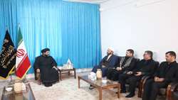 دیدار بازرس کل قضایی ایلام با امام جمعه شهر مهران