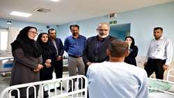 بازدید رئیس منطقه 3 سازمان بازرسی کل کشوراز بیمارستان ابن‌سینا شیراز