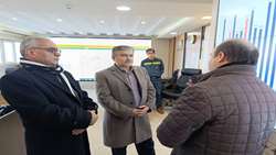 بازدید بازرس کل اردبیل از مرکز دیسپاچینگ کنترل گاز