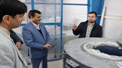بازدید بازرس‌کل استان خراسان شمالی یک واحد تولیدی در شهرک صنعتی بیدک بجنورد/ آمادگی بازرسی کل استان خراسان شمالی برای رفع موانع تولید در استان