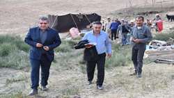 بازدید بازرس کل قضایی کهگیلویه و بویراحمد از منطقه عشایری کاکان یاسوج