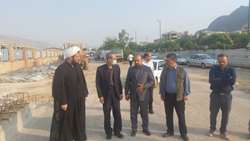 بازدید بازرس کل استان لرستان از برخی پروژه‌های عمرانی خرم آباد