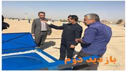 بازدید بازرس کل استان خراسان شمالی از انبار شرکت آب و فاضلاب استان