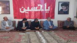 دیدار بازرس کل قضایی استان البرز با خانواده شهید سجاد ادیبی از شهدای جنگ تحمیلی رژیم غاصب صهیونیستی