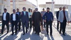 بازدید بازرس کل قضایی استان خوزستان از پایانه مرزی چذابه