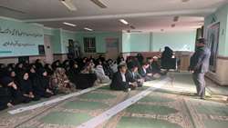 حضور بازرس‌کل قضایی ایلام در هنرستان دختران فاطمیه