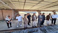 بازدید بازرس کل استان گلستان از پروژه شهربازی مدرن و سورتمه ریلی گرگان