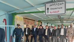 رئیس سازمان بازرسی در نقطه صفر مرزی مهران حضور یافت/ گفت‌وگو با مرزبانان و زائران/ نحوه خدمت‌رسانی به زوار بررسی شد/ ماموریت به بازرس کل ایلام برای بررسی مشکلات 