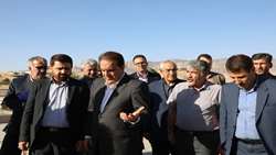 بازدید بازرس کل قضایی ایلام از روند پیشرفت تصفیه خانه شهر ایلام