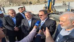 افتتاح خط لوله انتقال آب سد طالقان به کرج و تهران/ بازدید دکتر خدائیان از روند اجرای پروژه/ ایستگاه‌های مختلف مسیر انتقال آب بررسی شد/ وضعیت آبگیر بیلقان مورد ارزیابی قرار گرفت