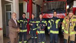 بازدید بازرس کل استان فارس از آتش نشانی شیراز/ تاکید بر تأمین تجهیزات مناسب و پیش‌بینی اعتبارات لازم بمنظور ارتقای توان عملیاتی آتش‌نشانی