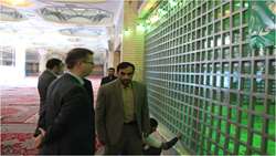 گزارش تصویری حضور رئیس دستگاه نظارت و بازرسی دانمارک در مرقد مطهر امام خمینی(ره)