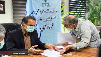 حضور رئیس سازمان بازرسی کل کشور در مرکز ارتباطات مردمی قوه قضاییه