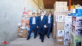 بازدید رئیس سازمان بازرسی از انبارهای اموال تملیکی و گمرک- سلفچگان