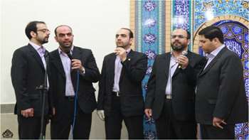 مراسم جشن نیمه شعبان1/ مدیحه‌سرایی گروه تواشیح نور